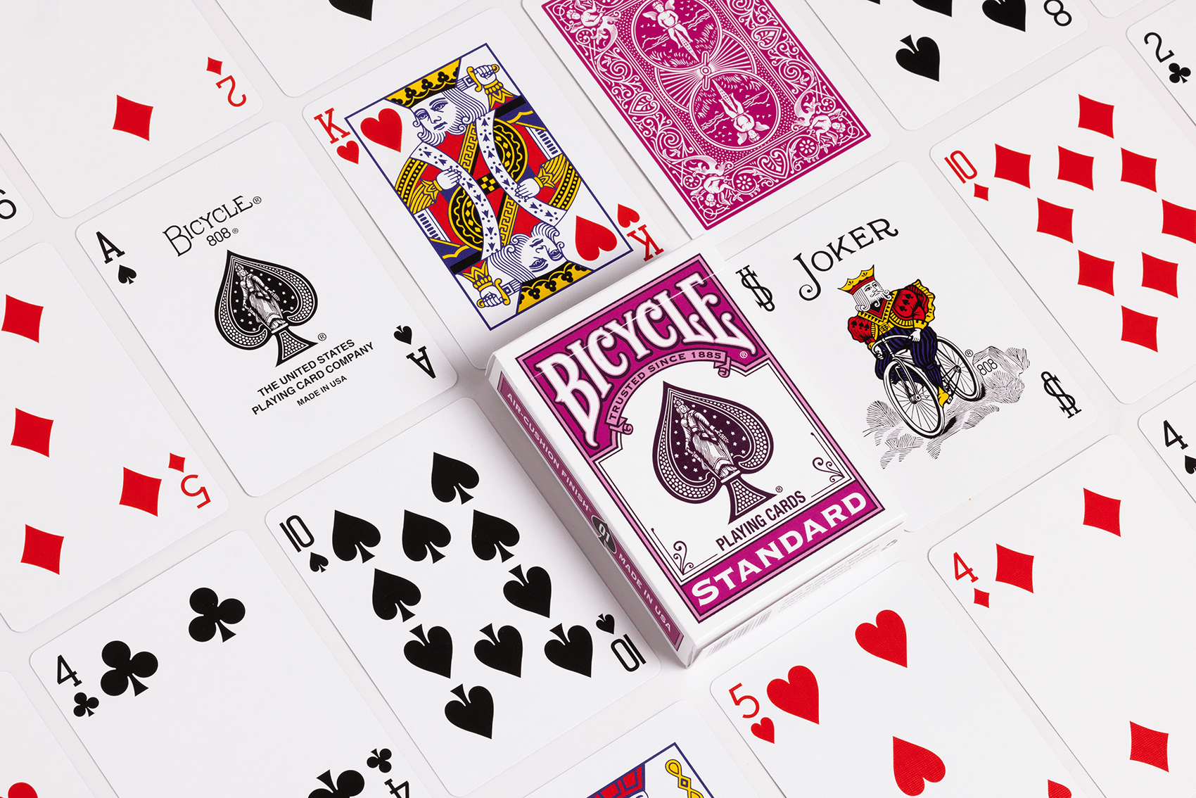 Air cushioned playing cards on sale