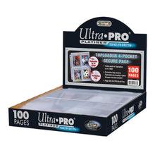 Load image into Gallery viewer, Toploaders 4 Pocket Page (One Page) - Platinum Series - Ultra Pro
