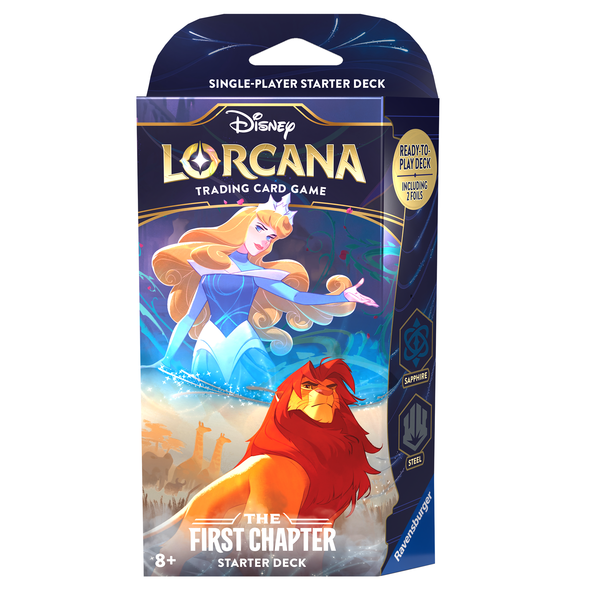 steel lorcana cards The First Chapter [S1] - Sapphire/Steel - Starter Deck