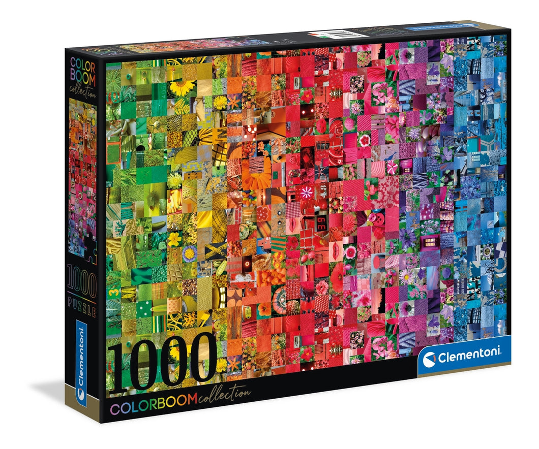 Collage - 1000pc Jigsaw Puzzle - Colorboom Collection - Clementoni
