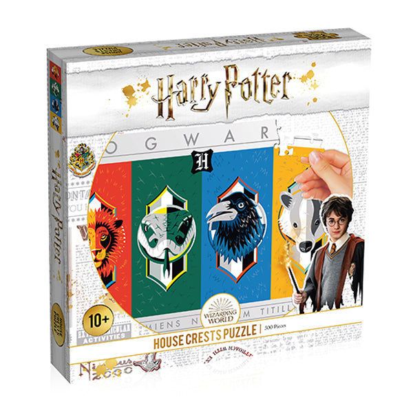 House Crests - Harry Potter - 500pc Jigsaw Puzzle - WM00369