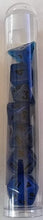 Load image into Gallery viewer, Glow Blue - 10mm Mini Polyhedral Dice Set (7) - MDG