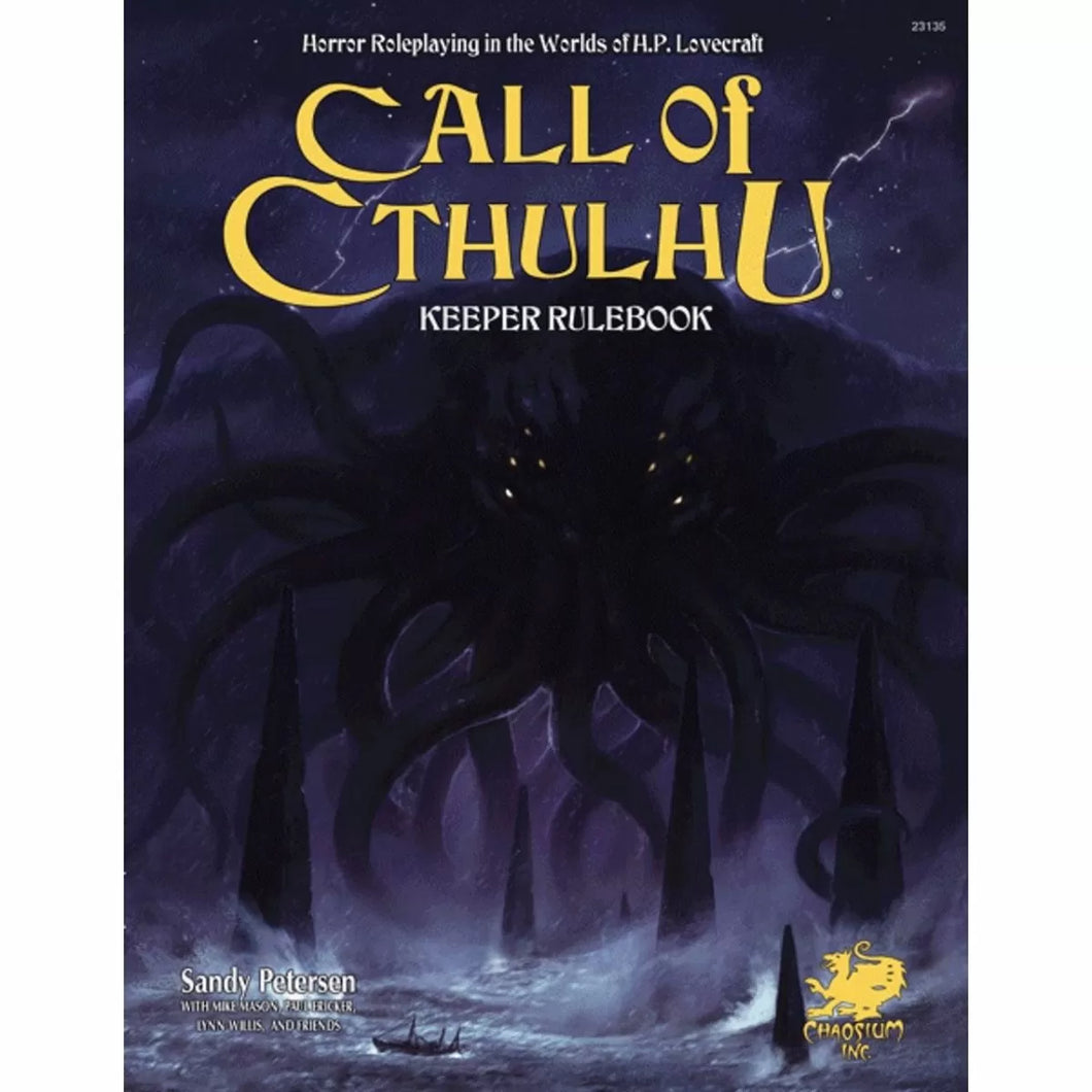 Keeper Rulebook - 7th Edition - Core Game - Call of Cthulhu RPG