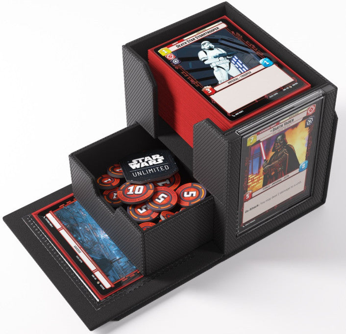 Black - Deck Pod - Star Wars Unlimited - 60+ Deck Box - Gamegenic