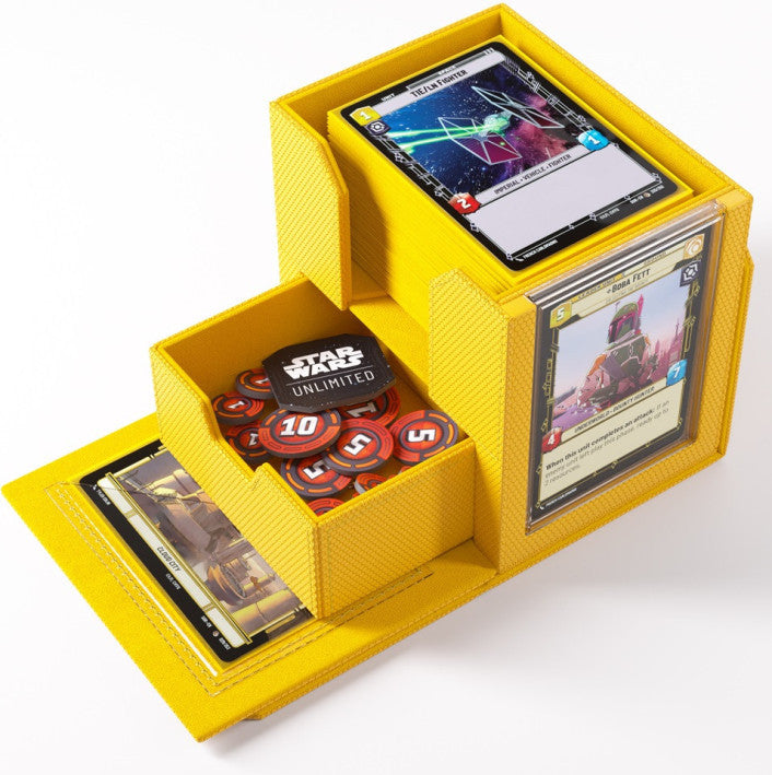 Yellow - Deck Pod - Star Wars Unlimited - 60+ Deck Box - Gamegenic
