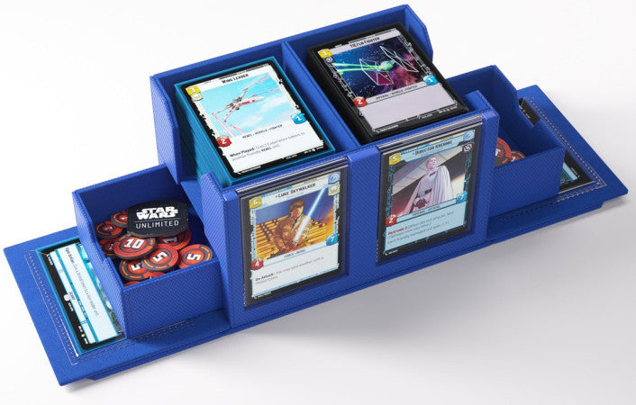 Blue - Double Deck Pod - Star Wars Unlimited - 120+ Deck Box - Gamegenic