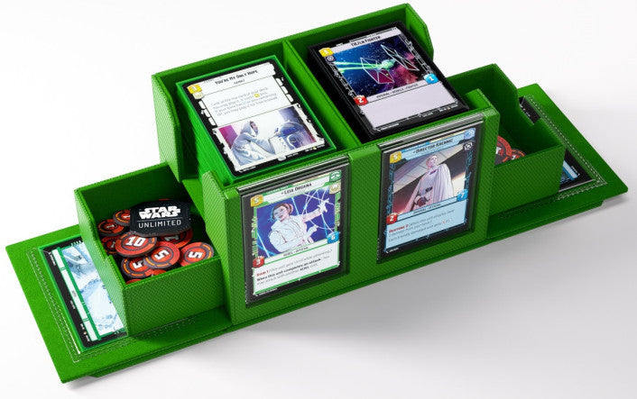 Green - Double Deck Pod - Star Wars Unlimited - 120+ Deck Box - Gamegenic