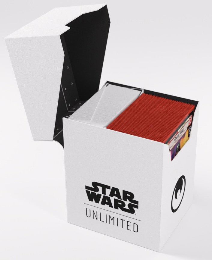 White/Black - Soft Crate - Star Wars Unlimited - 60+ Deck/Token Box - Gamegenic