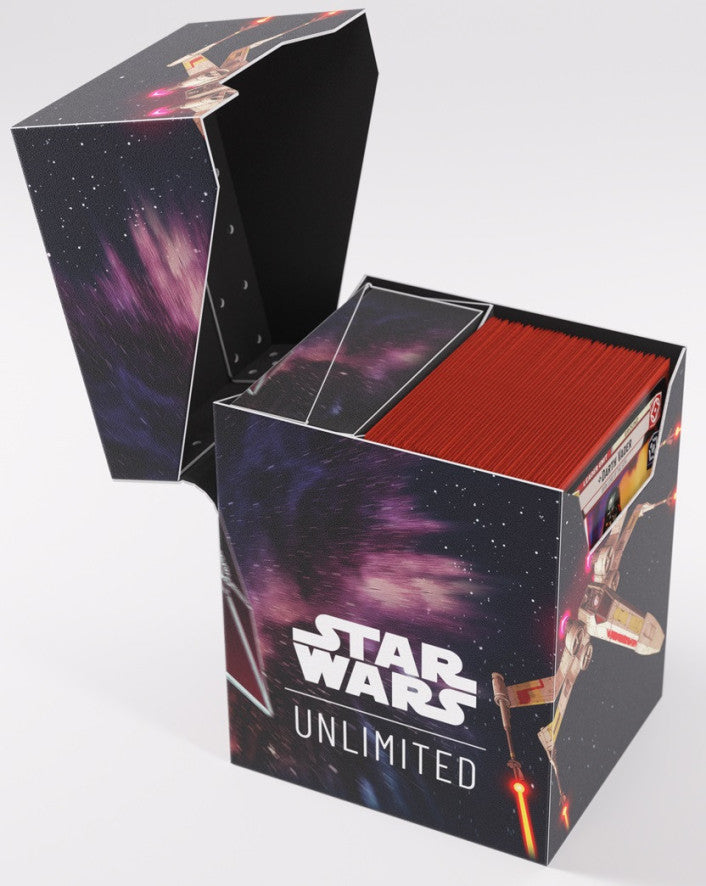 X-Wing/TIE Fighter - Soft Crate - Star Wars Unlimited - 60+ Deck/Token Box - Gamegenic