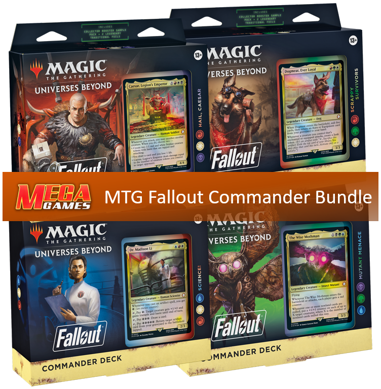 Fallout Commander Deck - Set of 4 - Magic the Gathering
