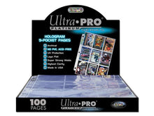 Load image into Gallery viewer, Ultra Pro Card Page Protector Platinum Series 9 Pocket Page (One Page) - Mega Games Penrith