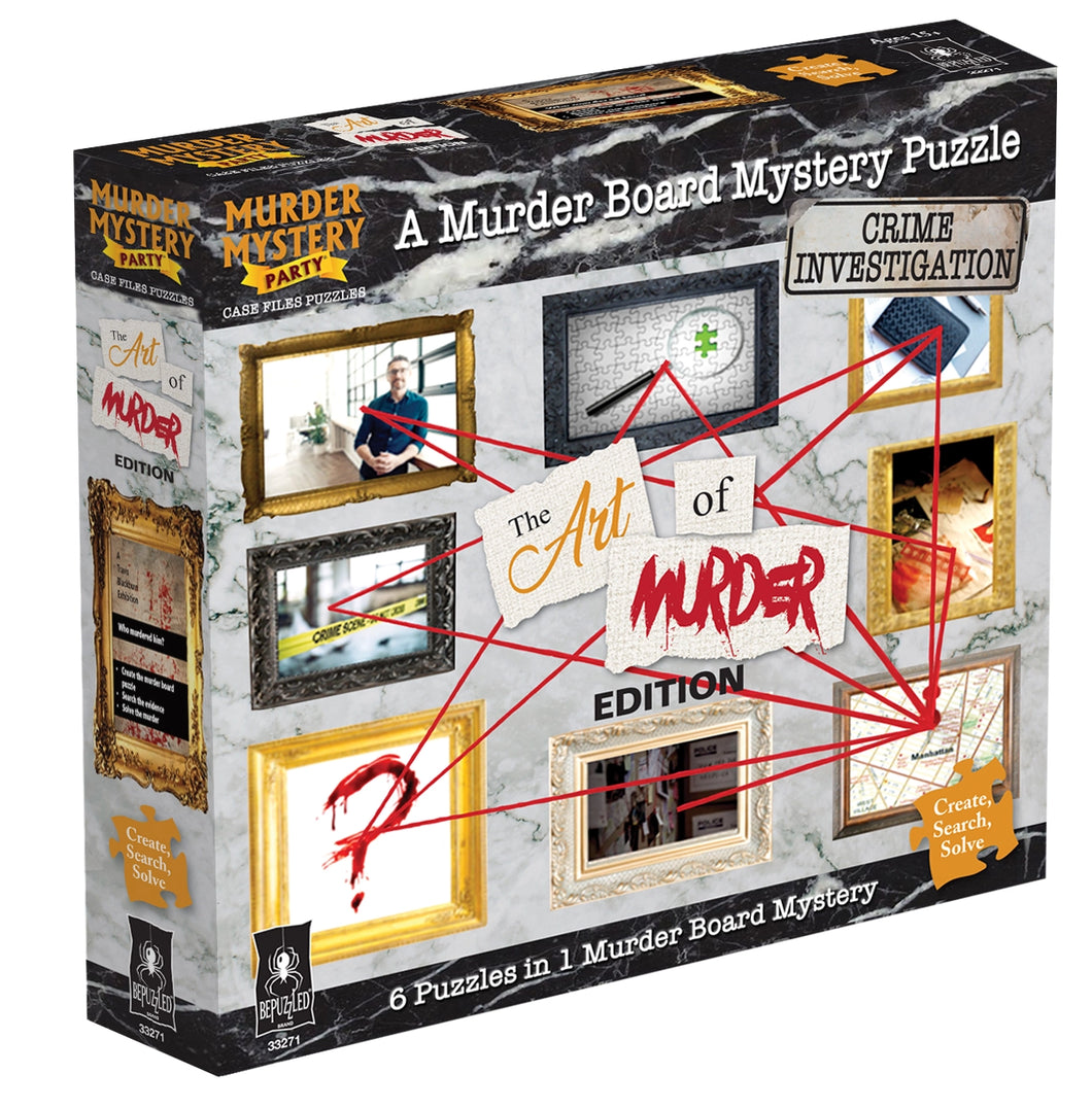The Art of Murder - Murder Mystery Party Case Files Puzzle