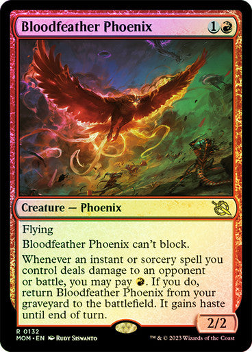 Bloodfeather Phoenix (foil) #0132 [MOM]