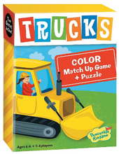 Load image into Gallery viewer, Trucks Colour Match Up Game - 24 Pieces
