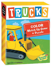 Load image into Gallery viewer, Trucks Colour Match Up Game - 24 Pieces