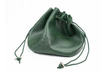 Load image into Gallery viewer, Leather Green Multipocket Dice Bag - LPG