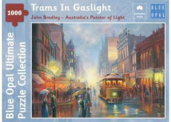 Ultimate Collection John Bradley Trams In Gaslight 1000pc Jigsaw Puzzle - Mega Games Penrith