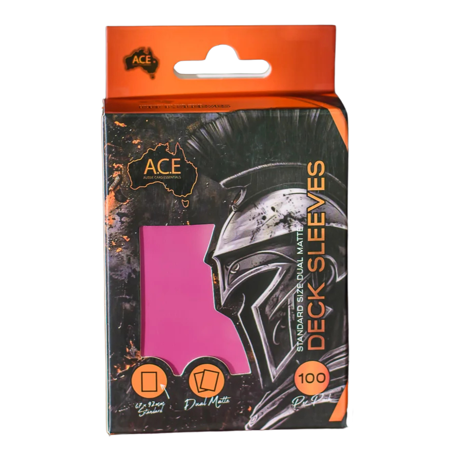 Pink v2 - Dual Matte Sleeves - Standard Size Box 100 - ACE