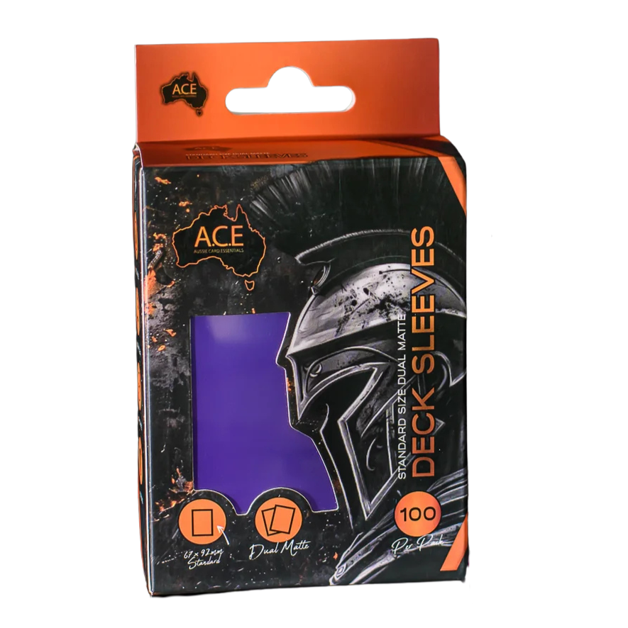 Purple v2 - Dual Matte Sleeves - Standard Size Box 100 - ACE
