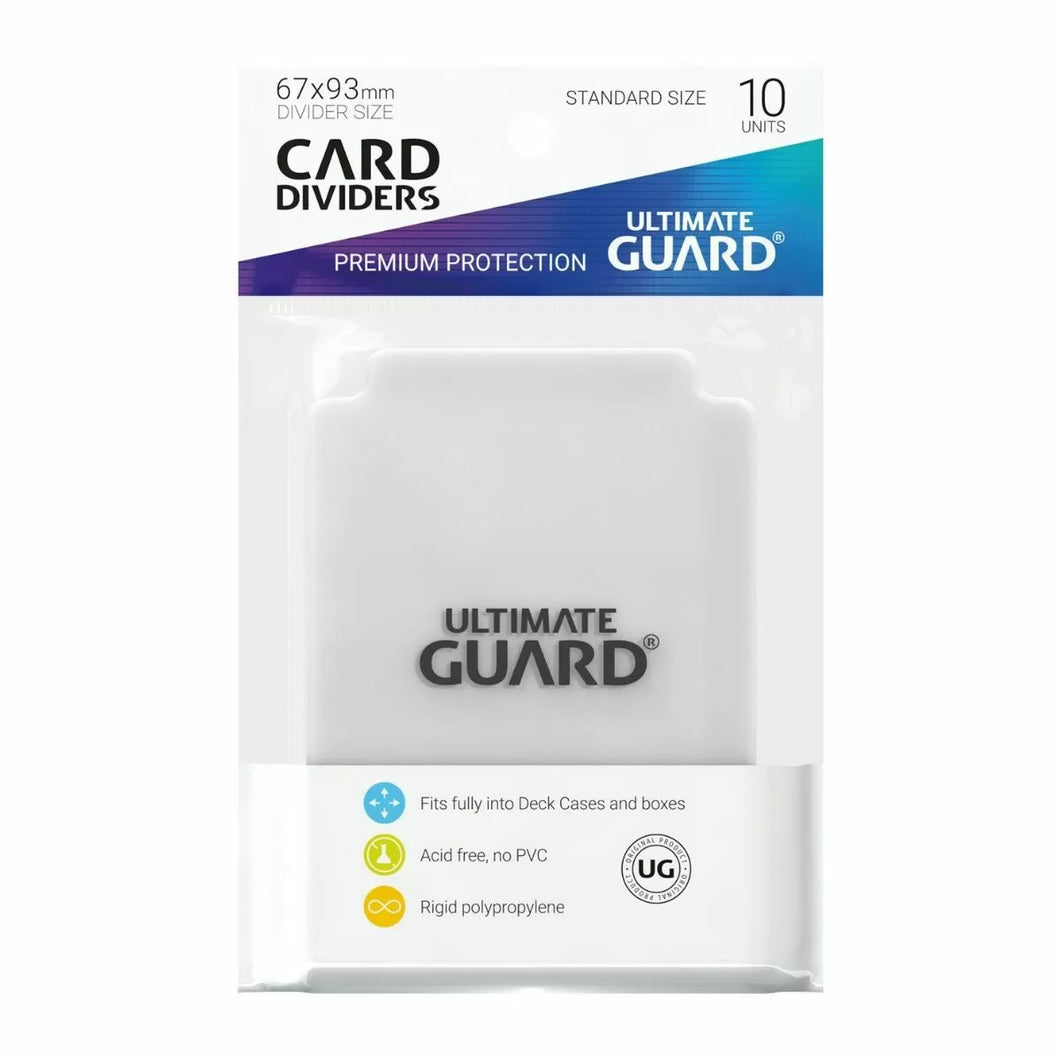 Transparent Card Dividers - 10 Count Standard Size - Ultimate Guard