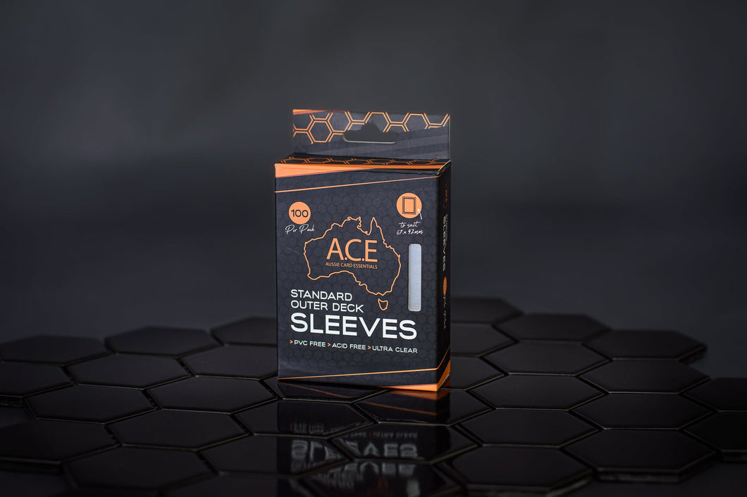 Clear - Matte Outer Sleeves - Standard Size Box 100 - ACE