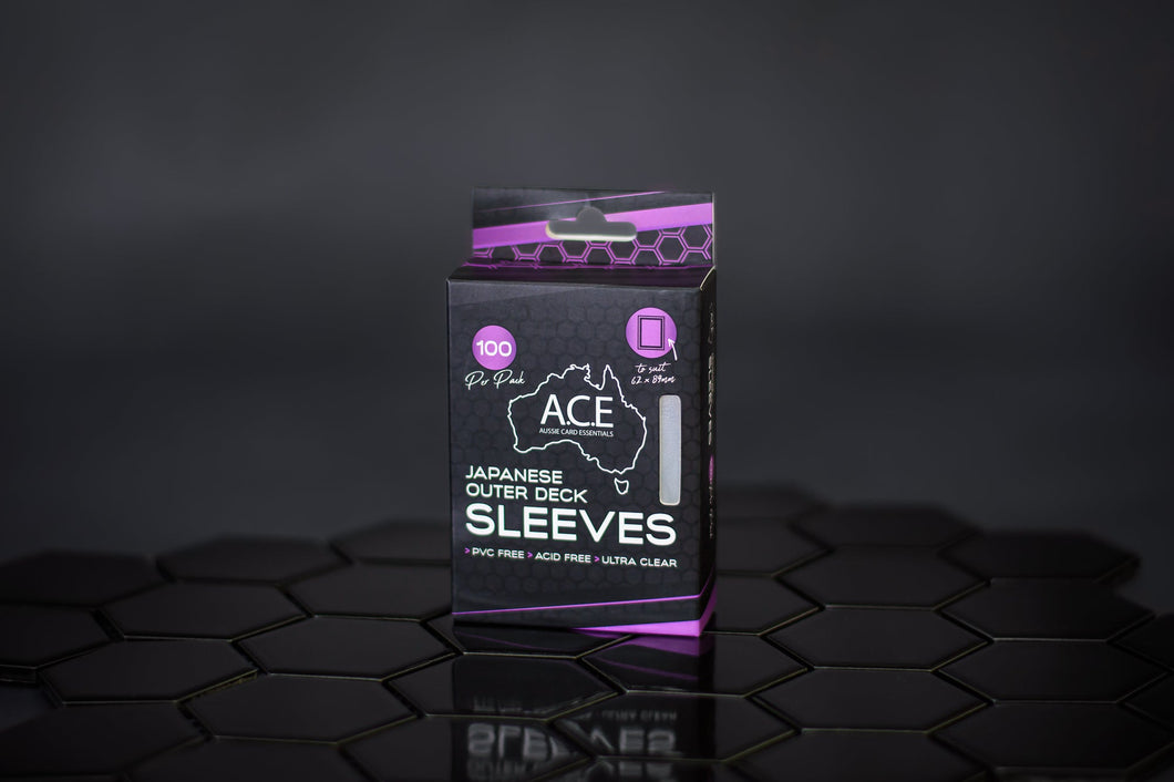 Clear - Matte Outer Sleeves - Japanese Size Box 100 - ACE