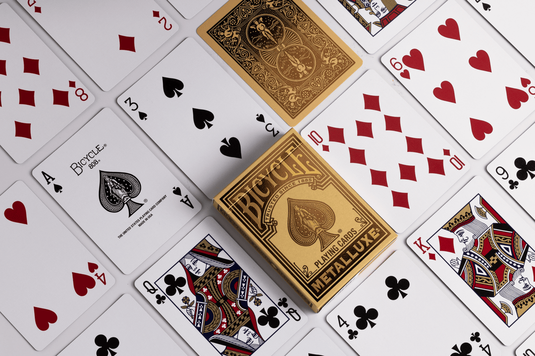 Metalluxe Gold - Playing Cards - Bicycle