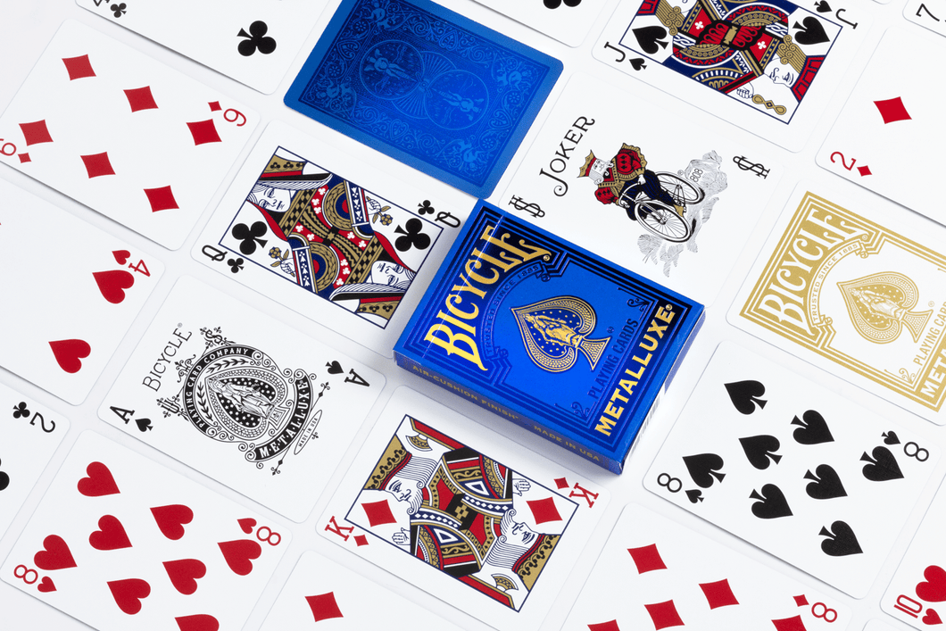Metalluxe Blue - Playing Cards - Bicycle