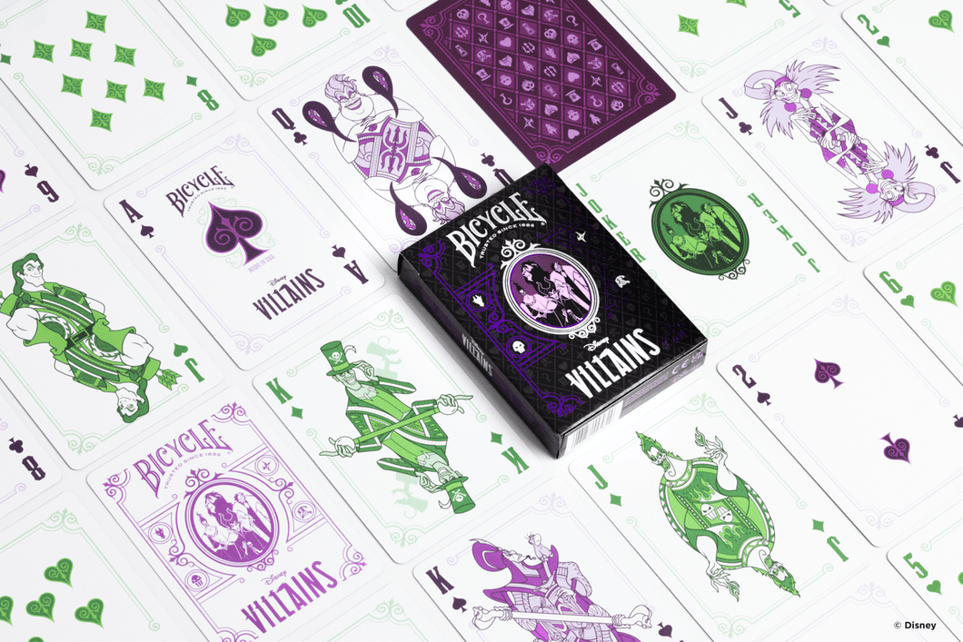 Villains Purple - Playing Cards - Bicycle