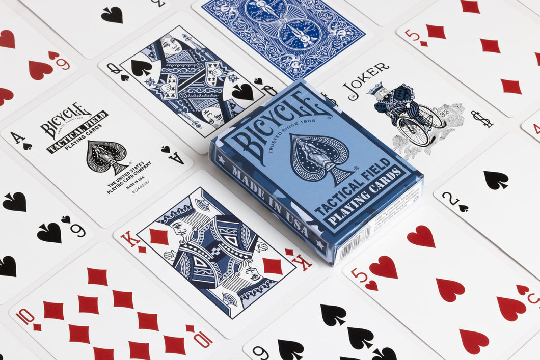 Bicycle Tactical Field: Navy Blue - Playing Cards - Bicycle