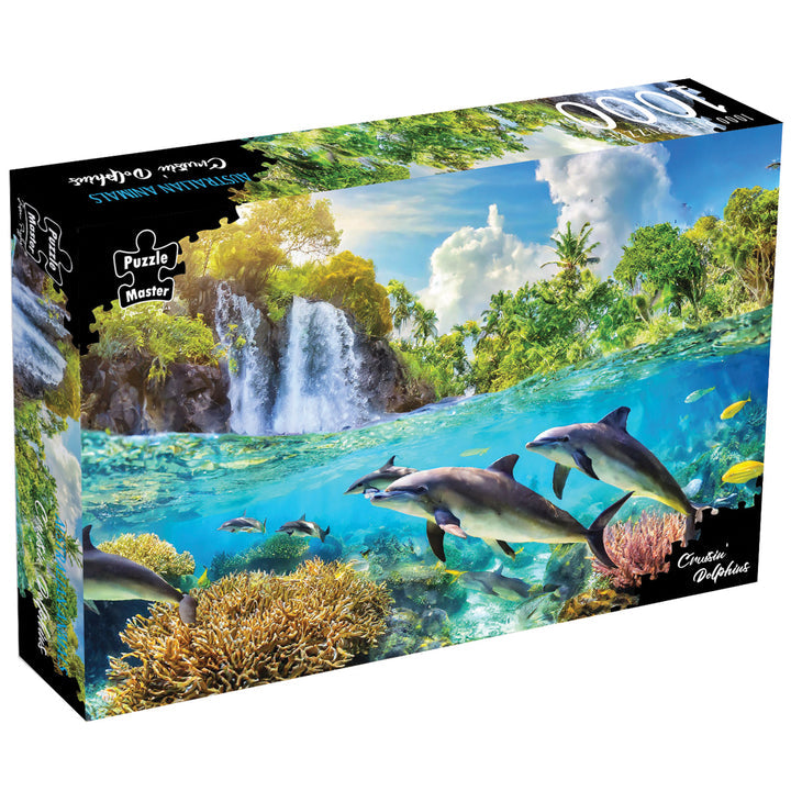 Cruisin Dolphins - Australian Animals - 1000pc Jigsaw Puzzle - BMS016924