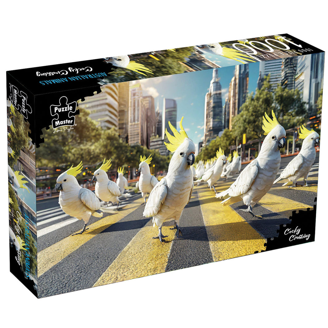Cocky Crossing - Australian Animals - 1000pc Jigsaw Puzzle - BMS016931
