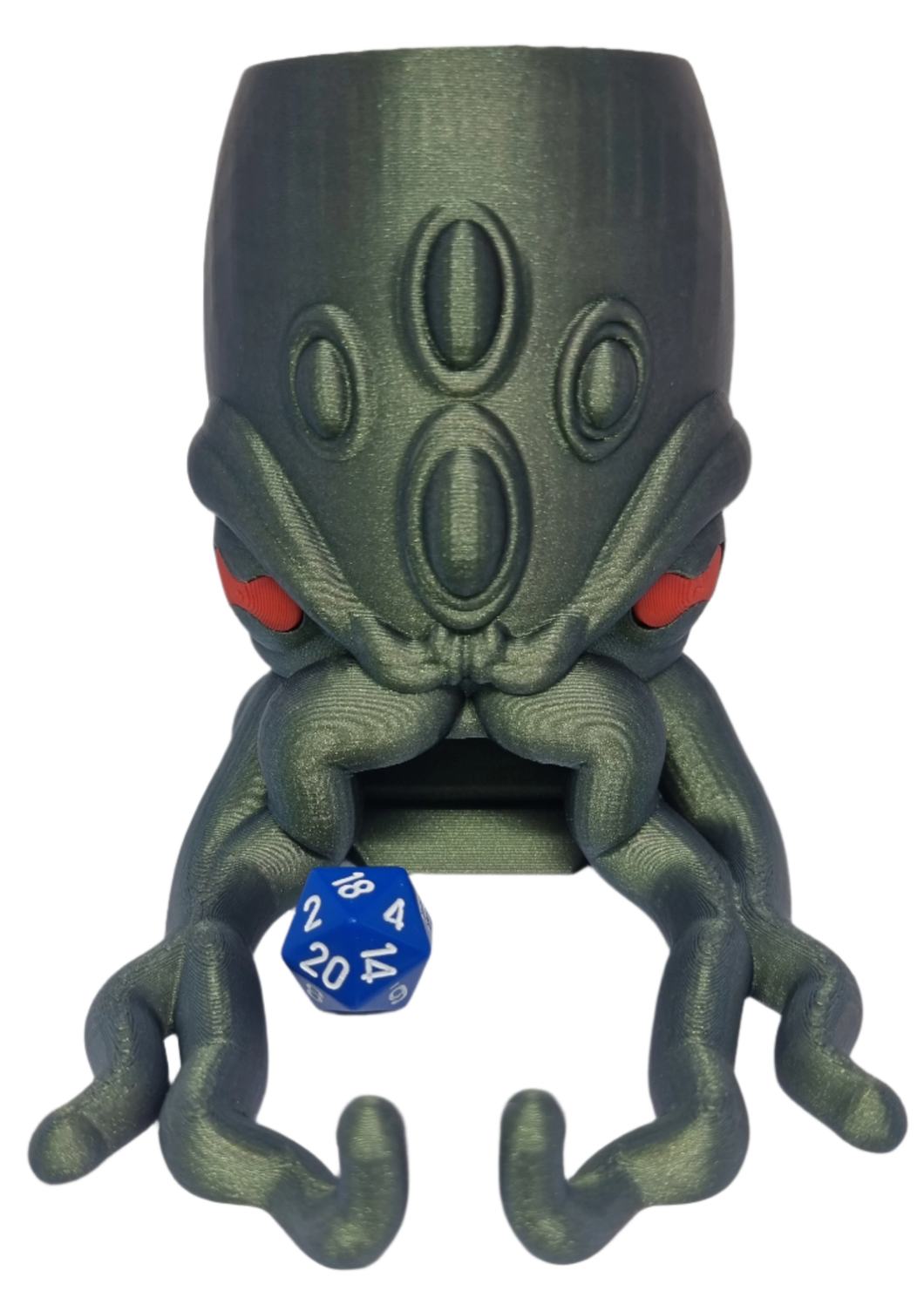 Cthulhu Dice Tower - Olive Green - CP