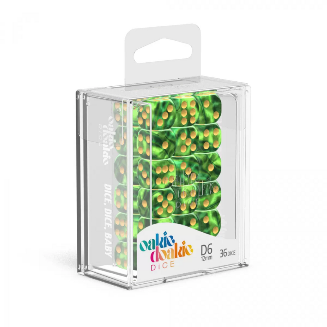 Gemi Jungle - 12mm d6 Dice Block (36) - Oakie Doakie Dice