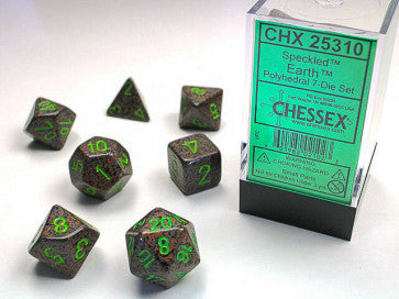 Speckled Earth - Polyhedral Dice Set (7) - Chessex