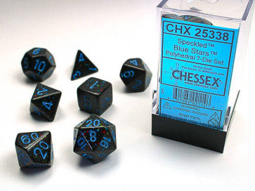 Speckled Blue Stars - Polyhedral Dice Set (7) - Chessex