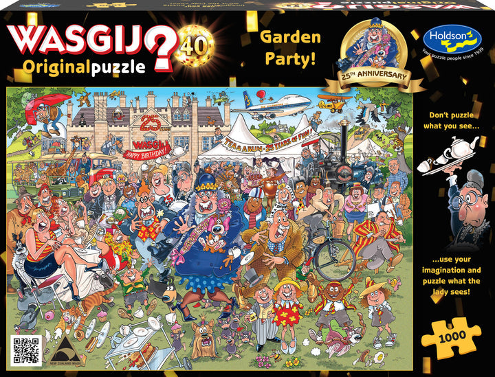 #40 Garden Party! - 1000 Piece Jigsaw Puzzle - Wasgij Original - Holdson