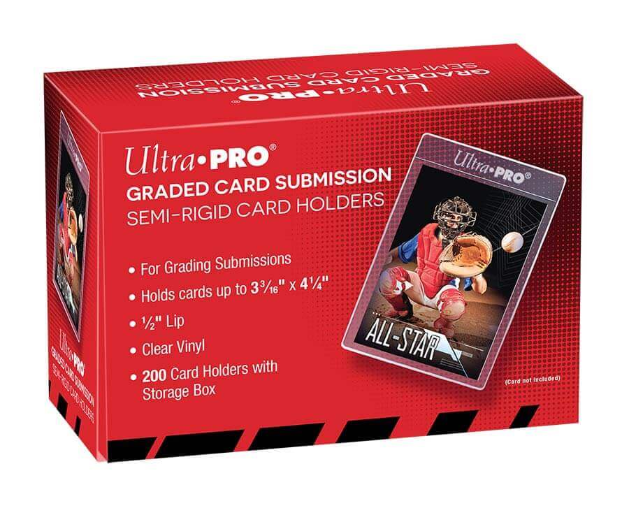 Clear Graded-card submission - Semi-Rigid Sleeves - Standard Size Box 200 - Ultra Pro
