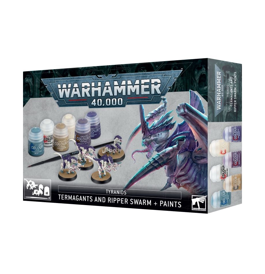 Termagants and Ripper Swarm & Paints Set - Tyranids - Citadel - Warhammer 40,000