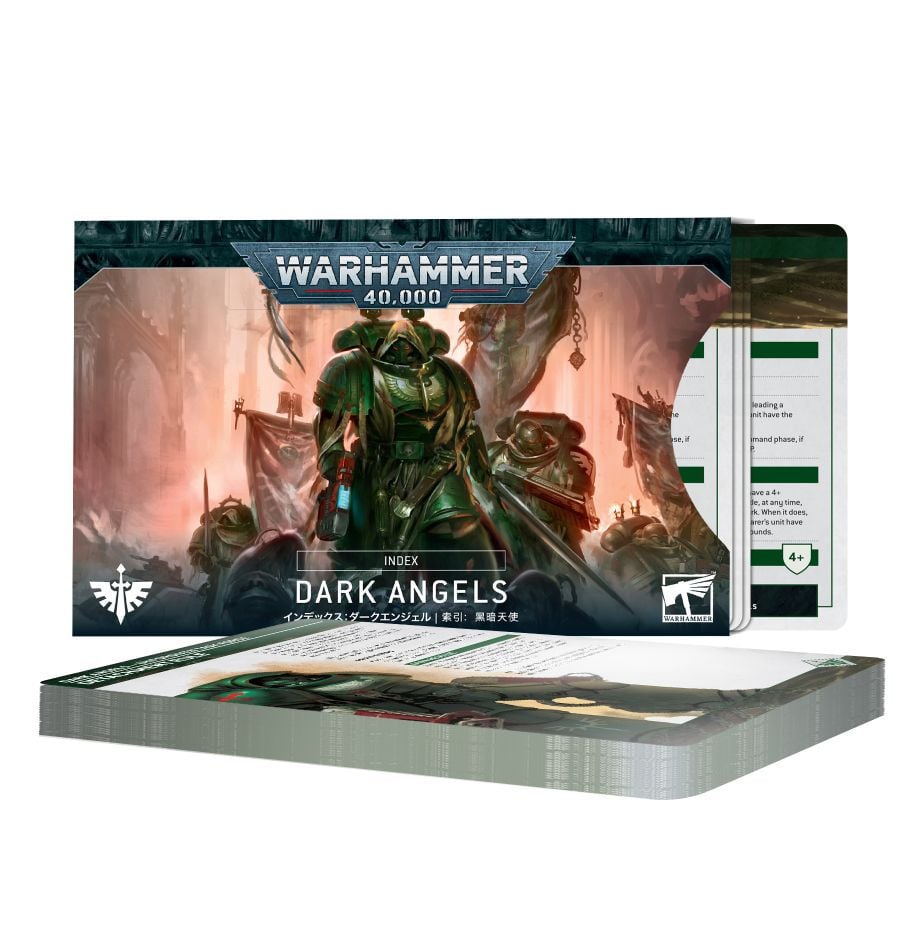 Dark Angels - Space Marines Index Cards - Warhammer 40,000