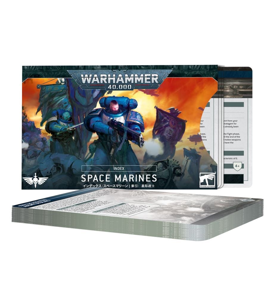 Space Marines - Space Marines Index Cards - Warhammer 40,000