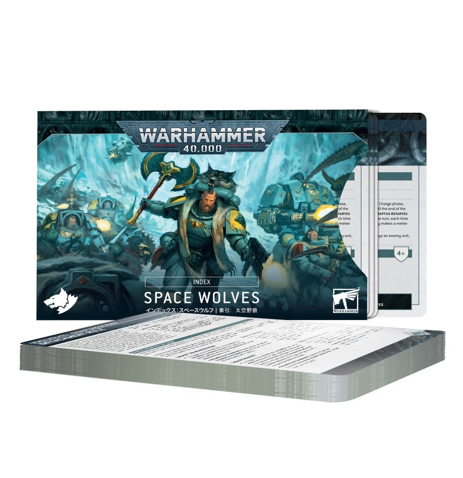Space Wolves - Space Marines Index Cards - Warhammer 40,000