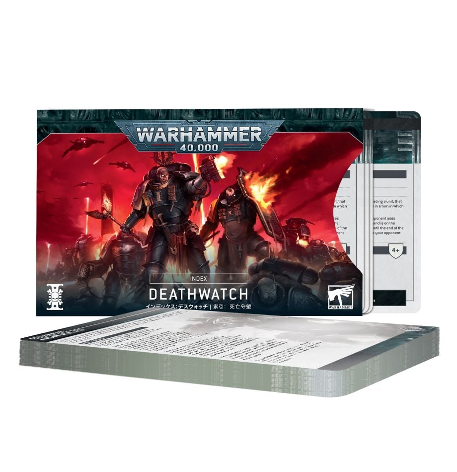 Deathwatch - Space Marines Index Cards - Warhammer 40,000
