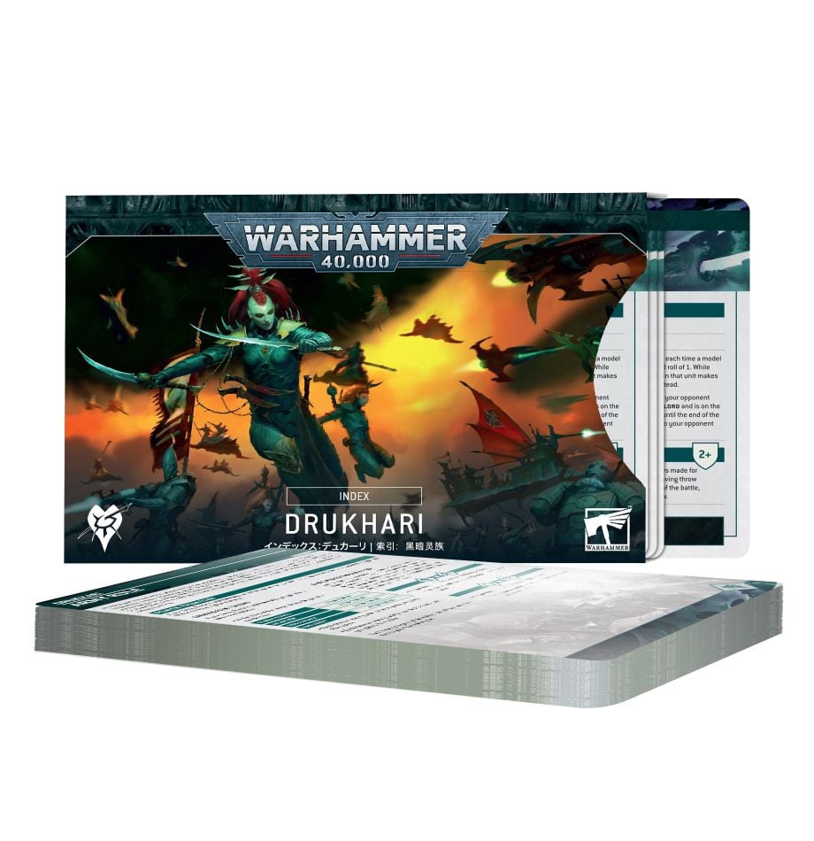 Drukhari - Xenos Index Cards - Warhammer 40,000