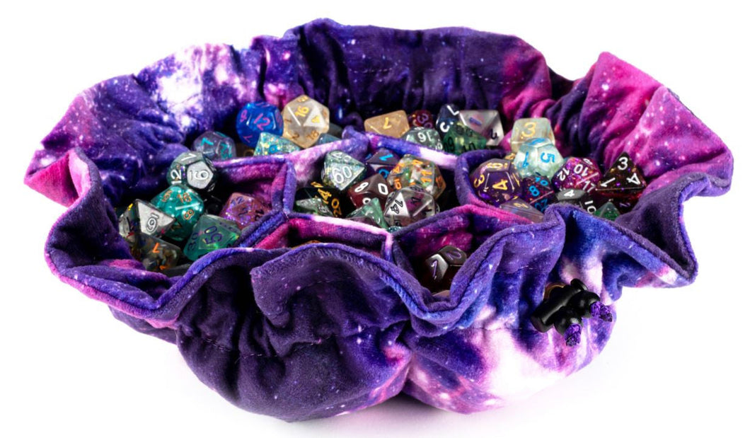 Nebula - Velvet Dice Bag with 7 Pockets - MDG