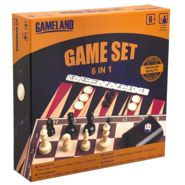 6 in 1 Game Set - Gameland