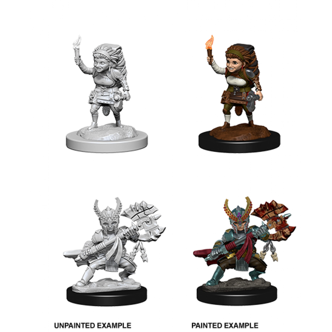 Halfling Fighter - Female - D&D Nolzurs Marvelous Unpainted Miniatures