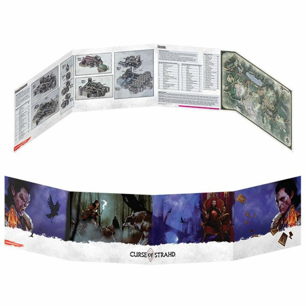D&D Dungeon Master's Screen Curse of Strahd