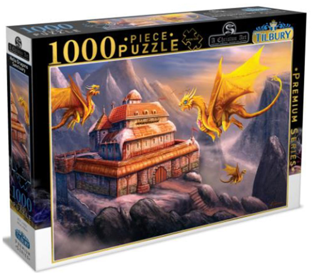 Dragon Sanctuary - Anthony Christou - 1000pc Jigsaw Puzzle - MJM19578