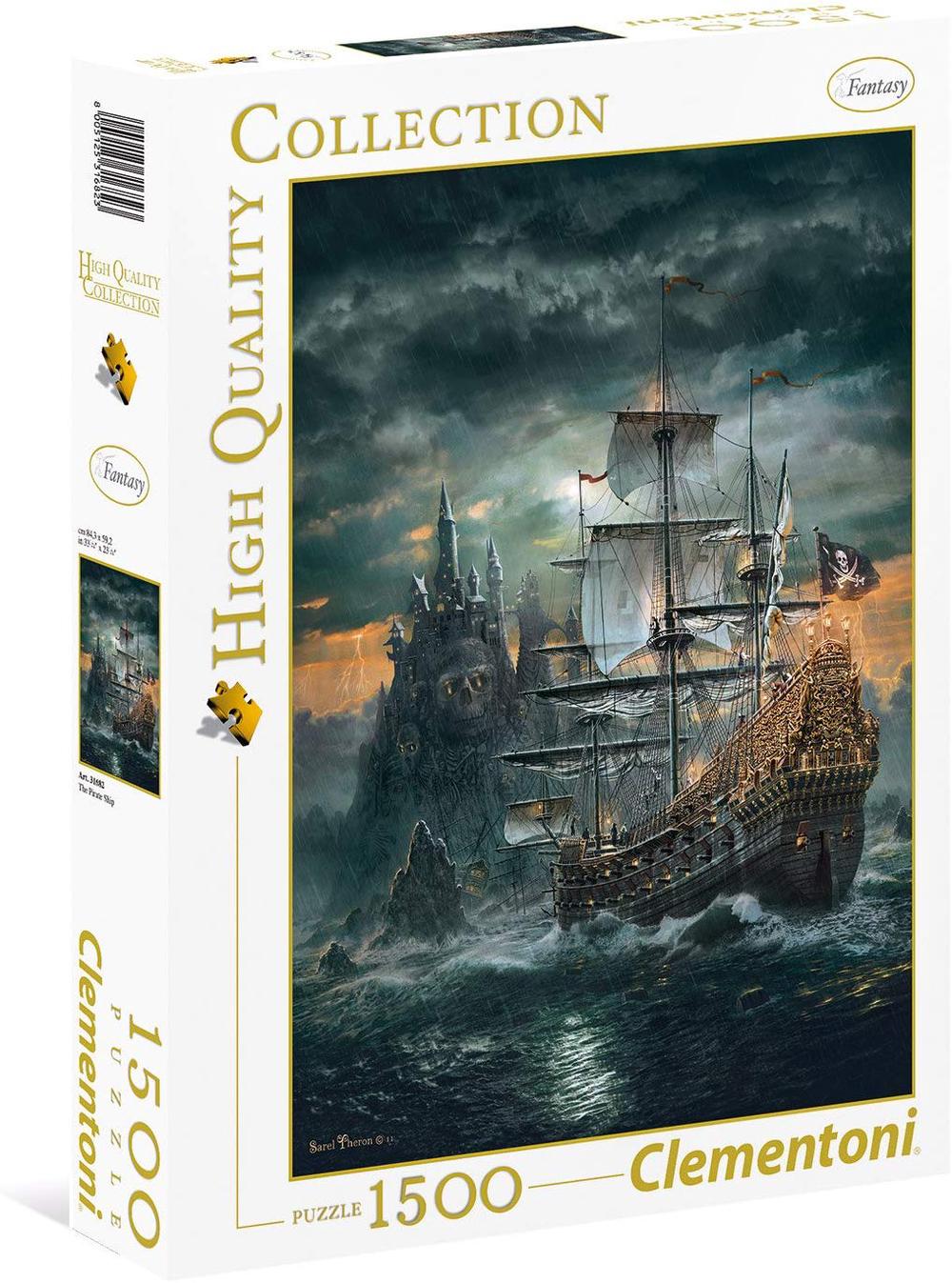 The Pirate ship - 1500pc Jigsaw Puzzle - HQ - Clementoni